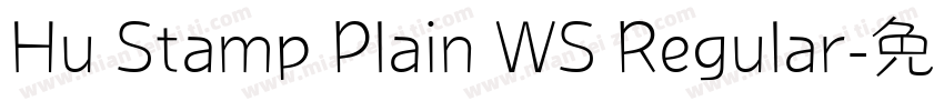Hu Stamp Plain WS Regular字体转换
